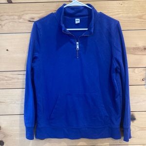 1/4 zip sweatshirt Old Navy, Blue